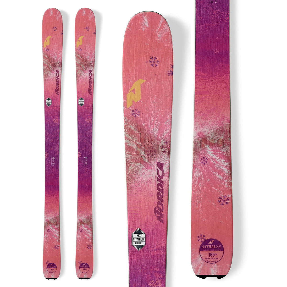 Nordica Astral 88 Skis - Women's 2019