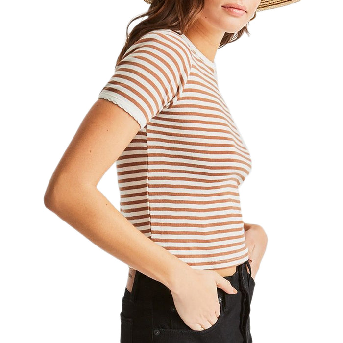 Brixton Raquel Ringer T-Shirt - Women's Dove
