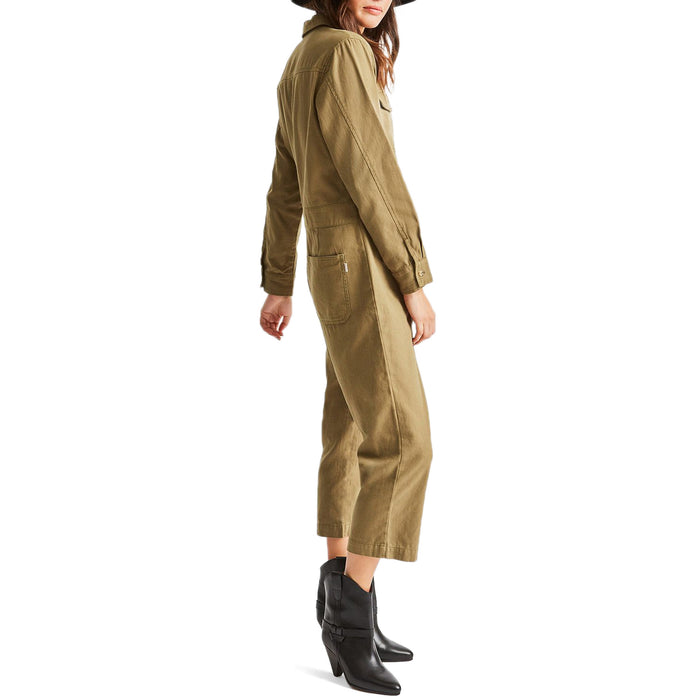 Brixton Melbourne Crop Coveralls - Women's Washed Olive
