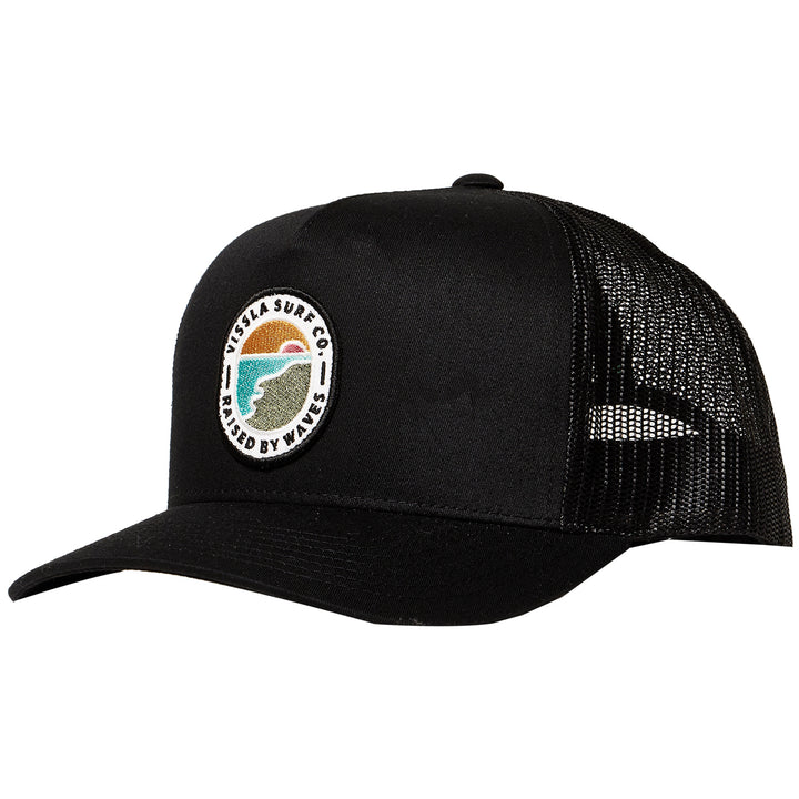 Vissla Solid Sets Eco Trucker Hat Black 2