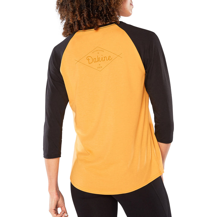 Dakine 3/4 Raglan Tech T-Shirt - Women's Golden Glow