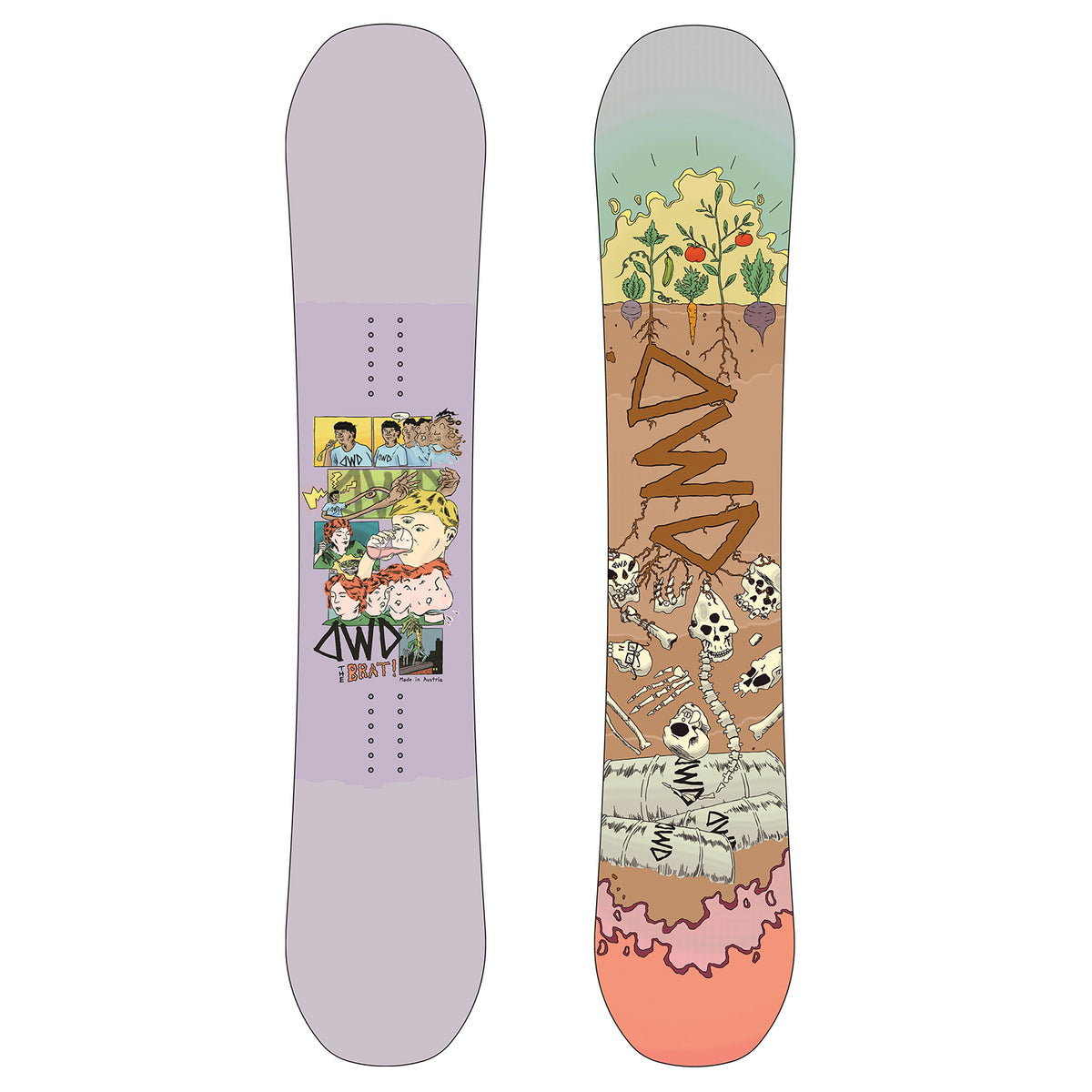 Dinosaurs Will Die Brat Snowboard - Kids' 2020
