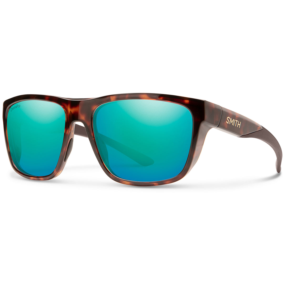 Smith Barra Sunglasses Tortoise/ChromaPop Polarized Opal Mirror