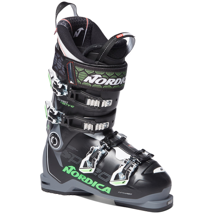 Nordica Speedmachine 110 Ski Boots 2020 Black/Gray/Green