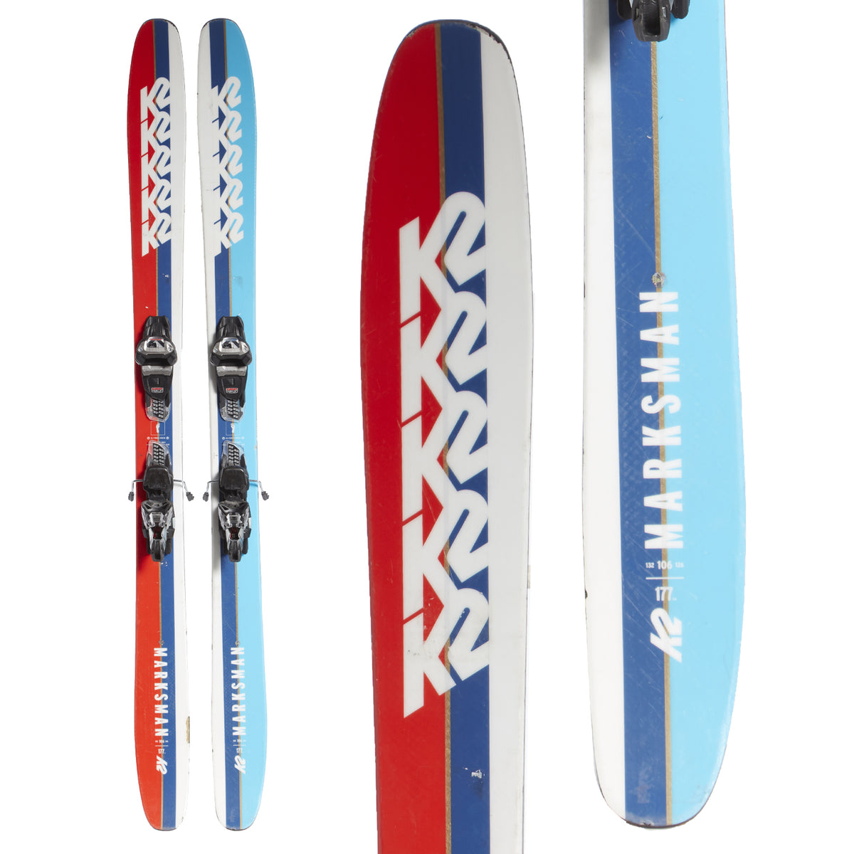 K2 Marksman Skis + Marker Griffon Demo Bindings 2019
