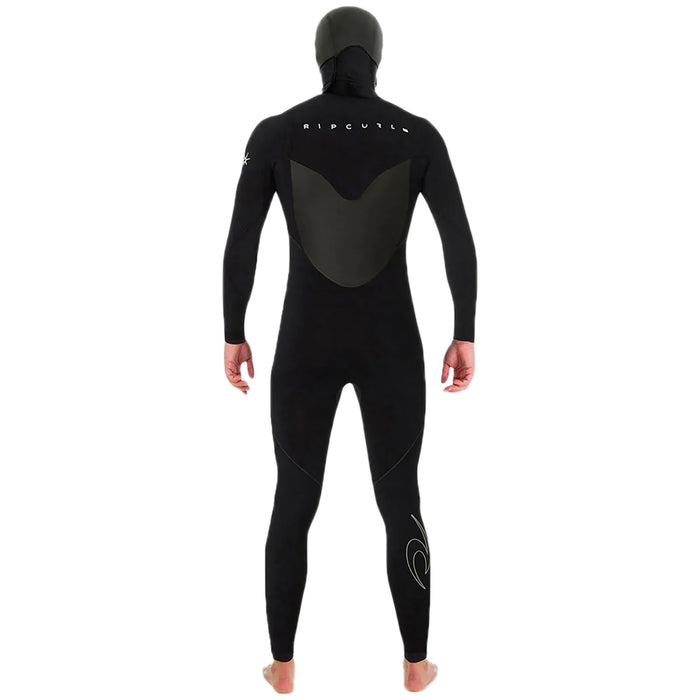 Rip Curl 5/4 Flashbomb Hooded Wetsuit Black