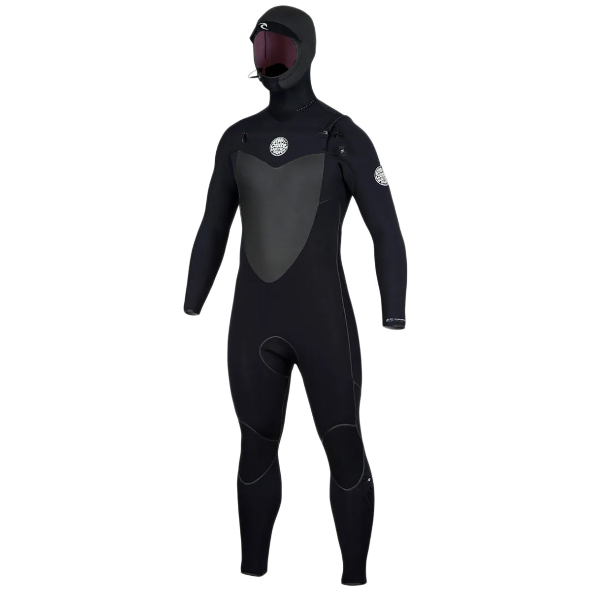 Rip Curl 5/4 Flashbomb Hooded Wetsuit Black