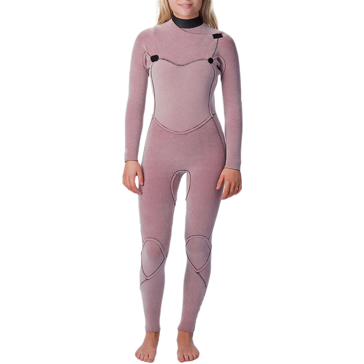 Rip Curl 4/3 Flashbomb Chest Zip Wetsuit - Women's Black