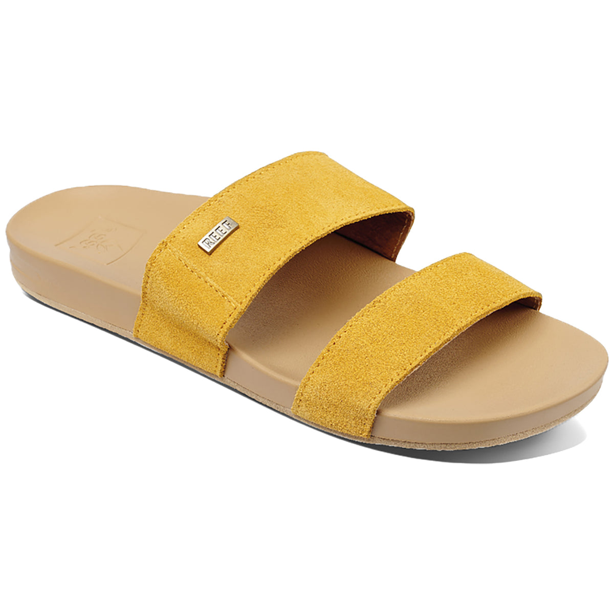 Reef Cushion Bounce Vista Suede Sandals - Women's Mustard