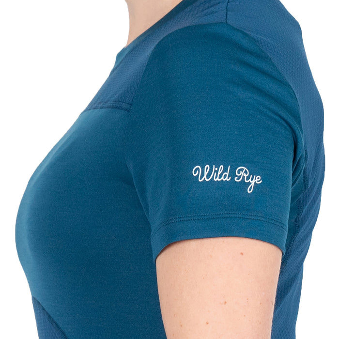 Wild Rye Sandia Short Sleeve Jersey - Women's Pacific Blue