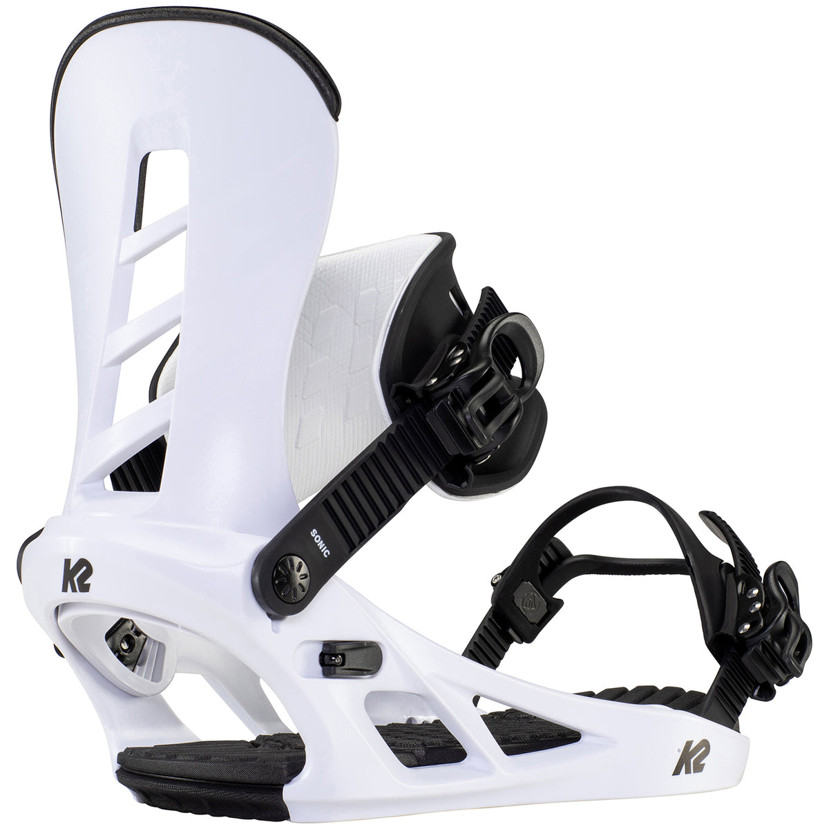 K2 Sonic Snowboard Bindings 2022 White