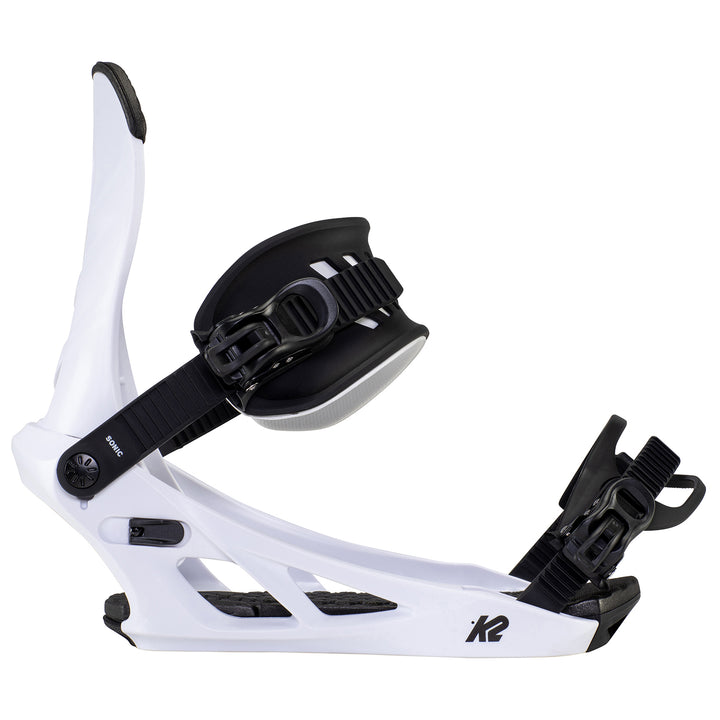 K2 Sonic Snowboard Bindings 2022 White
