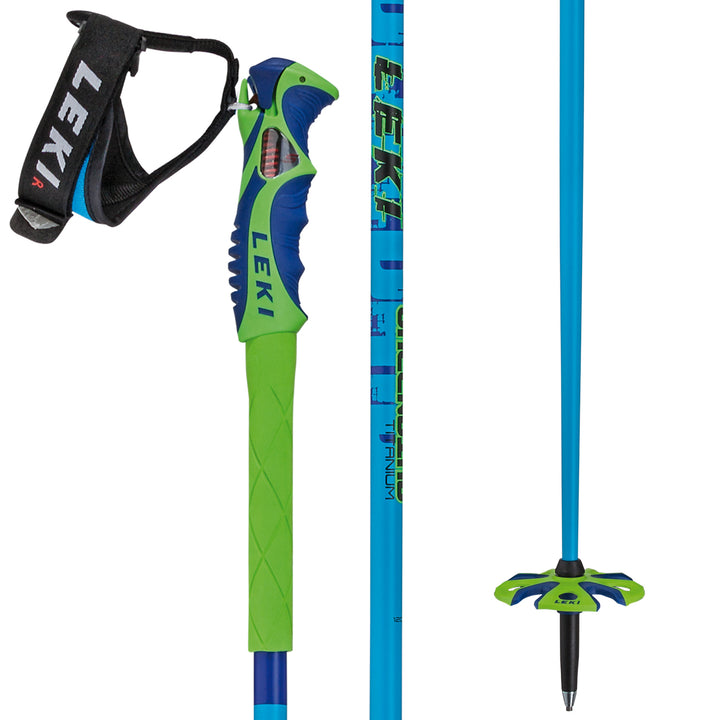 Leki Green Bird Alu Ski Poles 2016