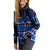 Burton Grace Flannel Shirt - Women's Dress Blue Oversize Plaid