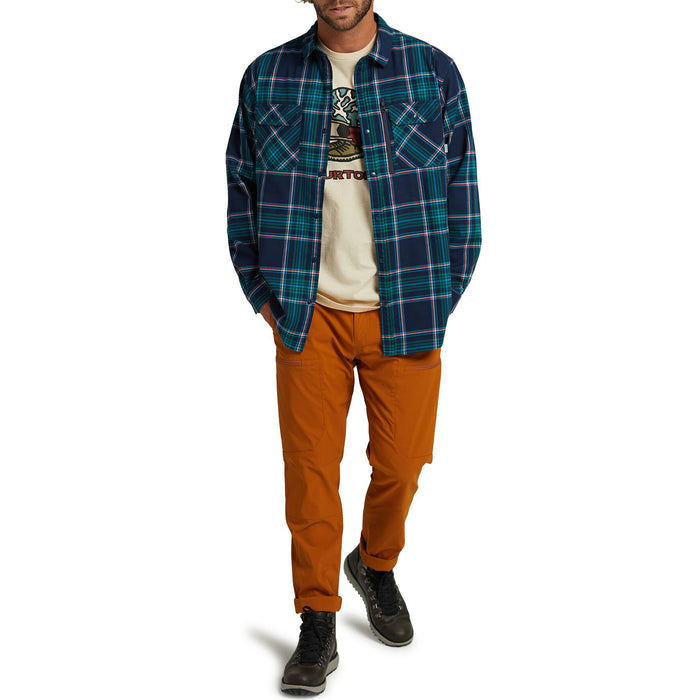 Burton Brighton Performance Long-Sleeve Flannel Dress Blue Classic