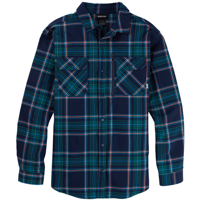 Burton Brighton Performance Long-Sleeve Flannel Dress Blue Classic