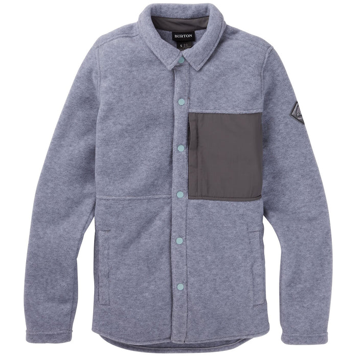 Burton Hearth Snap-Up Fleece - Women's Grey Heather