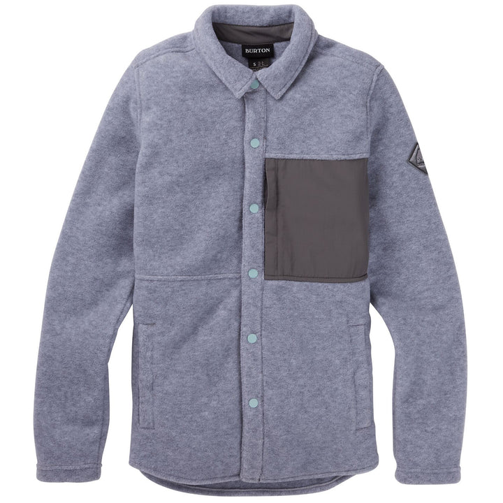 Burton Hearth Snap-Up Fleece - Women's Grey Heather