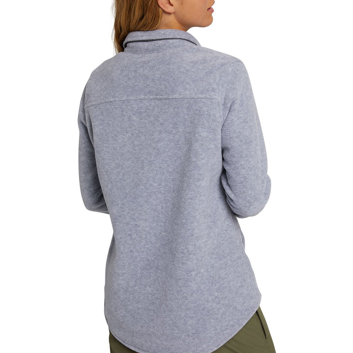 Burton Hearth Snap-Up Fleece - Women's Grey Heather