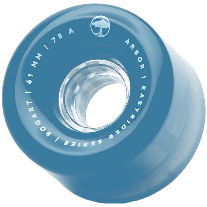 Arbor Bogart V2 61mm Longboard Wheels Ghost Blue