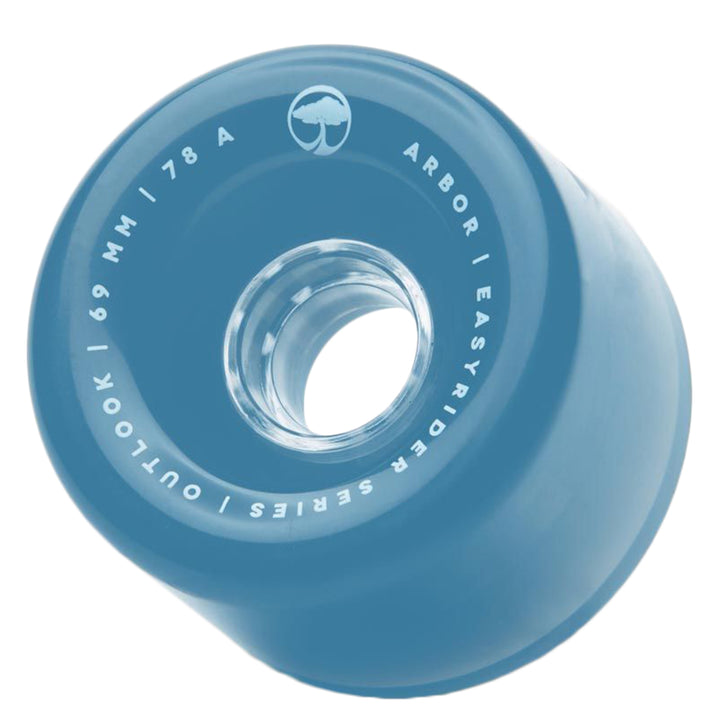 Arbor Easy Rider Outlook 69mm Longboard Wheels Ghost Blue