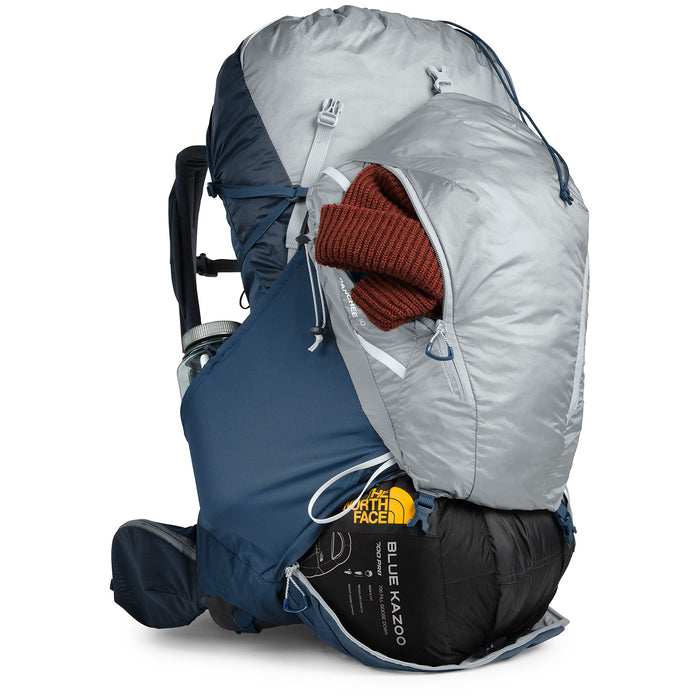 The North Face Banchee 50L Backpack - Women's Shady Blue/High Rise Grey