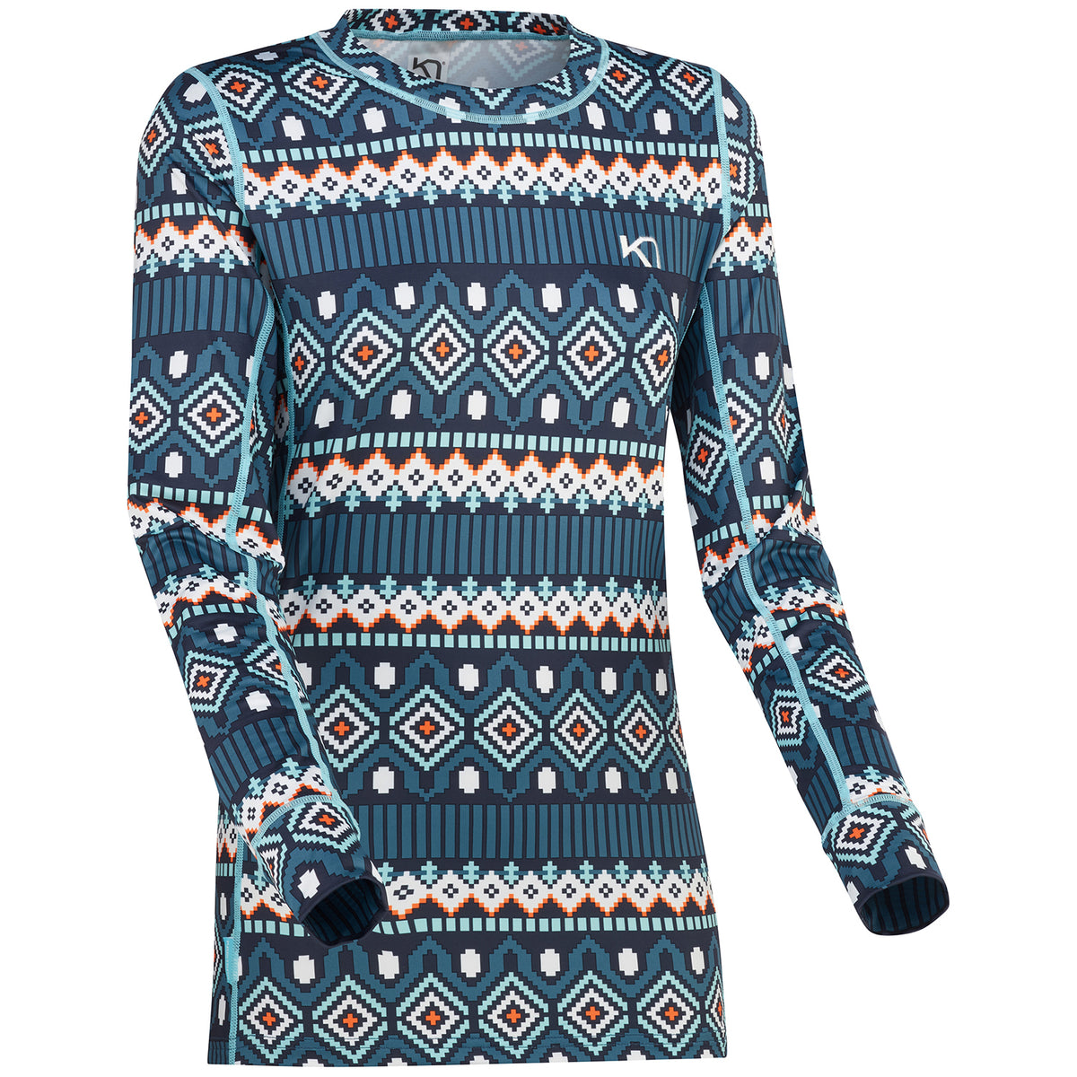 Kari Traa Fantastisk Long Sleeve Top - Women's Ocean