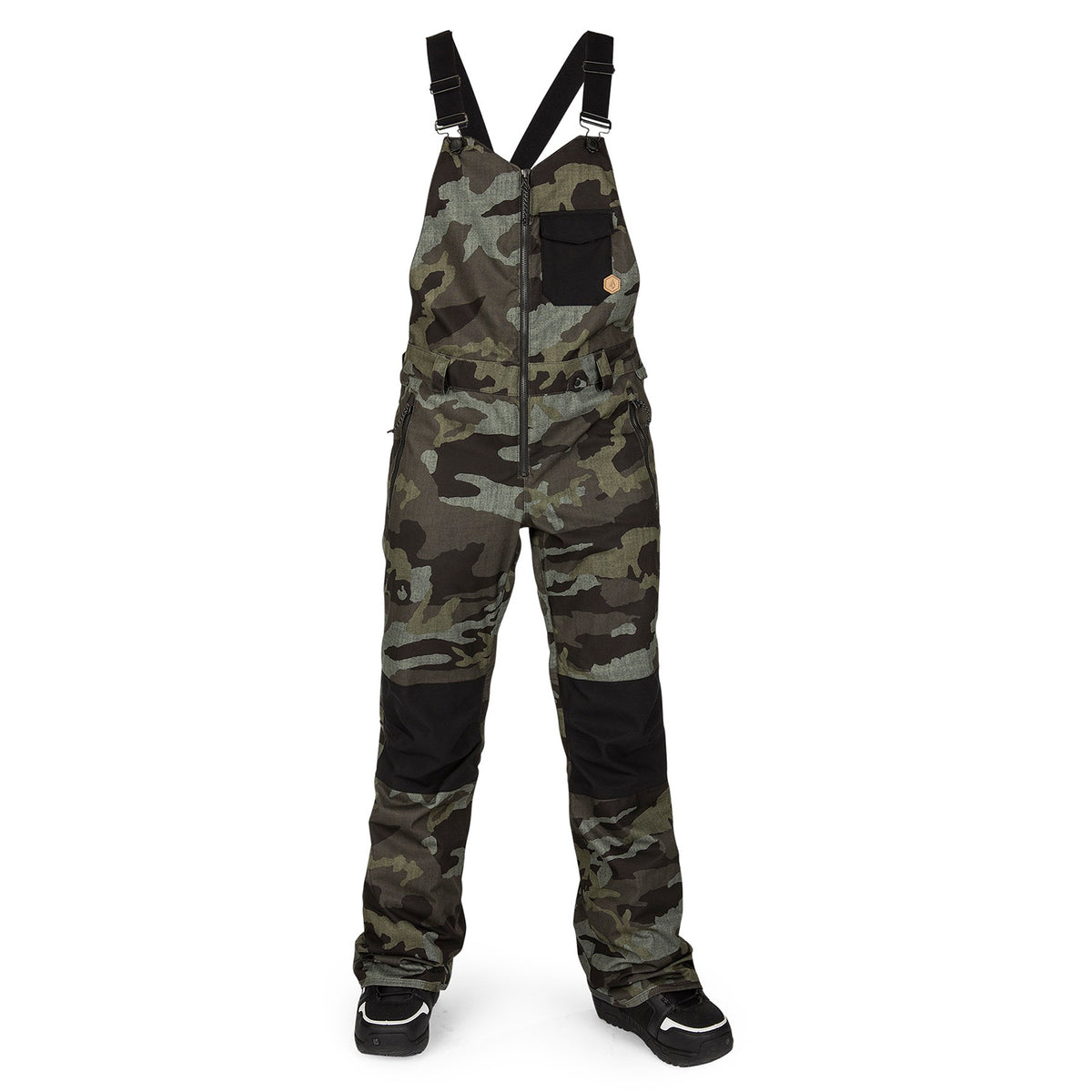 Volcom Swift Bib Overalls - Women's Service Green CB