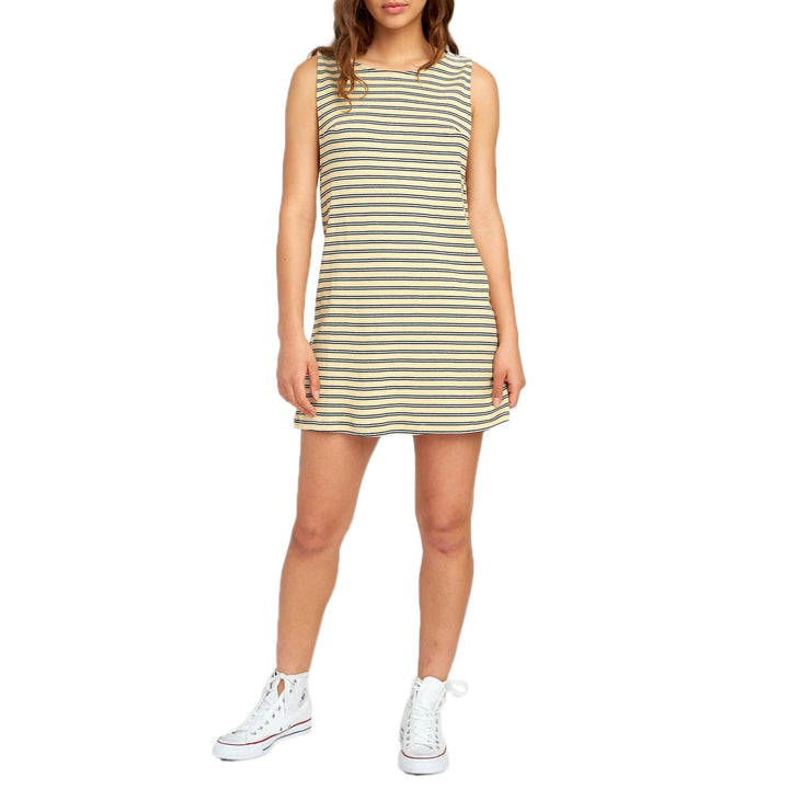 RVCA On The Fence Dress - Women's Off White