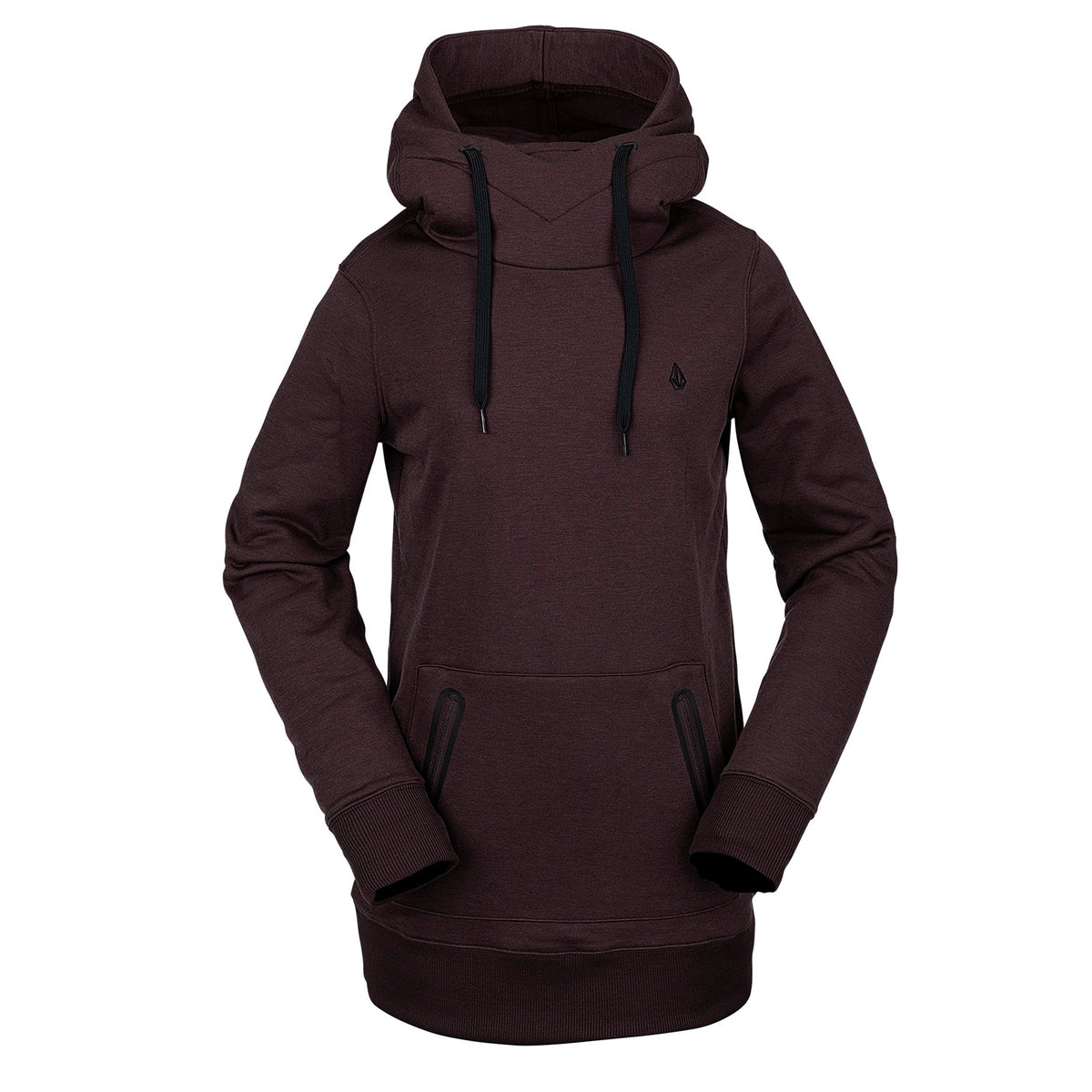 Volcom Polartec Ridin Hoodie - Women's Black Red