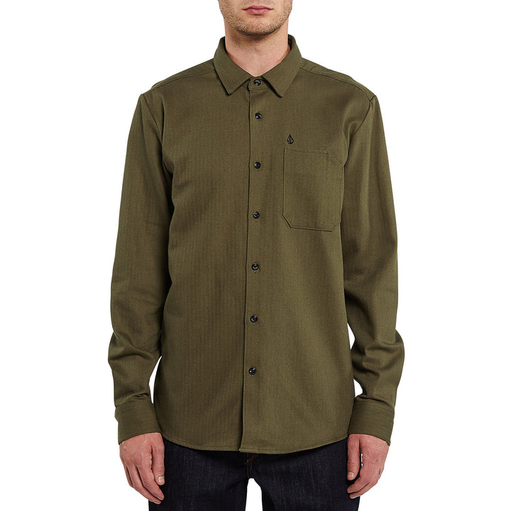 Volcom Ridgewell Long-Sleeve Shirt - Men's Military