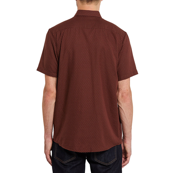 Volcom Milton Short-Sleeve Shirt - Men's Mahogany