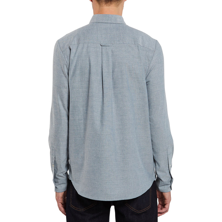 Volcom Oxford Stretch Long-Sleeve Shirt - Men's Rincon Blue