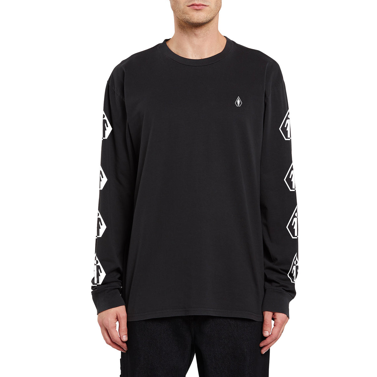 Volcom Deadly Girl Long-Sleeve T-Shirt - Men's Black