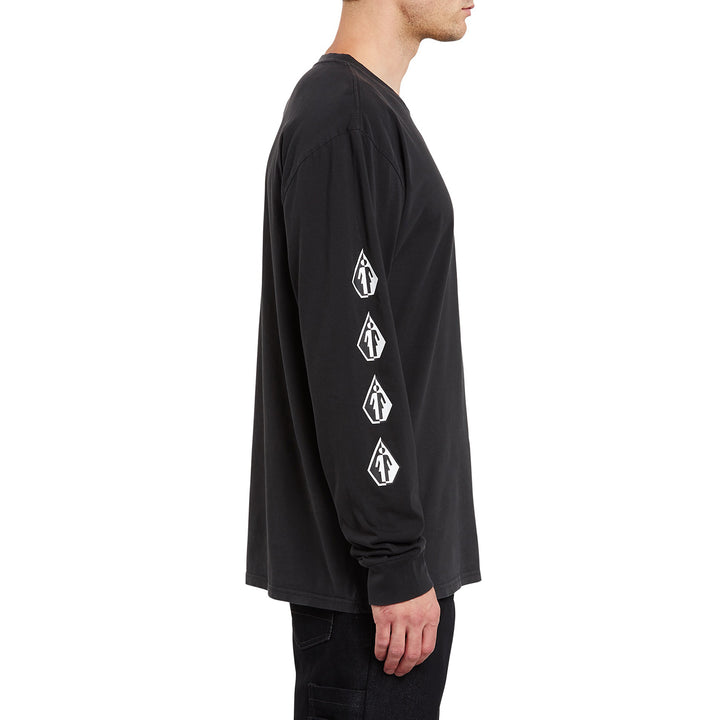 Volcom Deadly Girl Long-Sleeve T-Shirt - Men's Black
