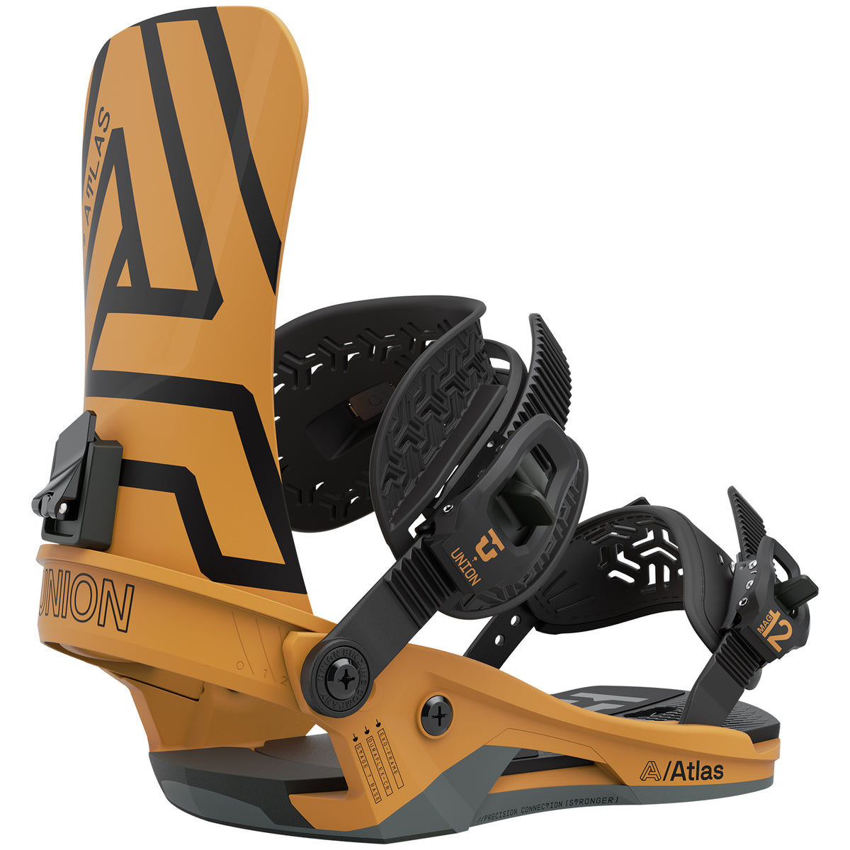 Union Atlas Snowboard Bindings 2021 Mustard Yellow