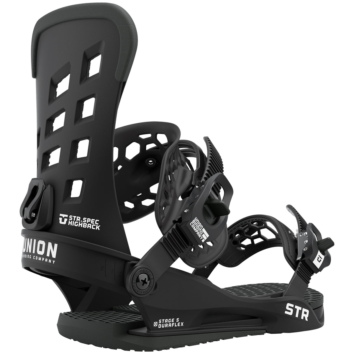Union STR Snowboard Bindings 2021 Black