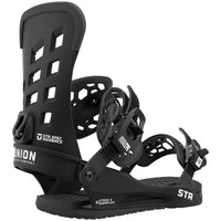 Union STR Snowboard Bindings 2021 Black::Black