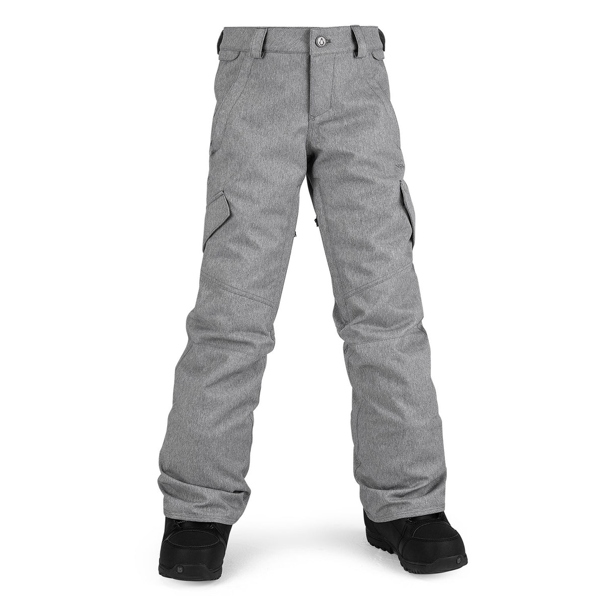 Volcom Silver Pine Insulated Pants - Girls' Heather Grey