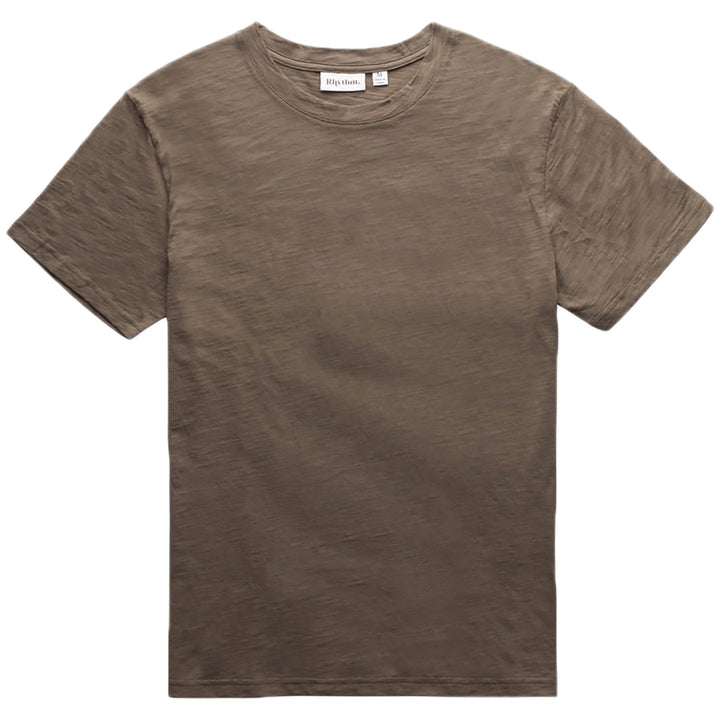 Rhythm Essential Slub T-Shirt - Men's Olive