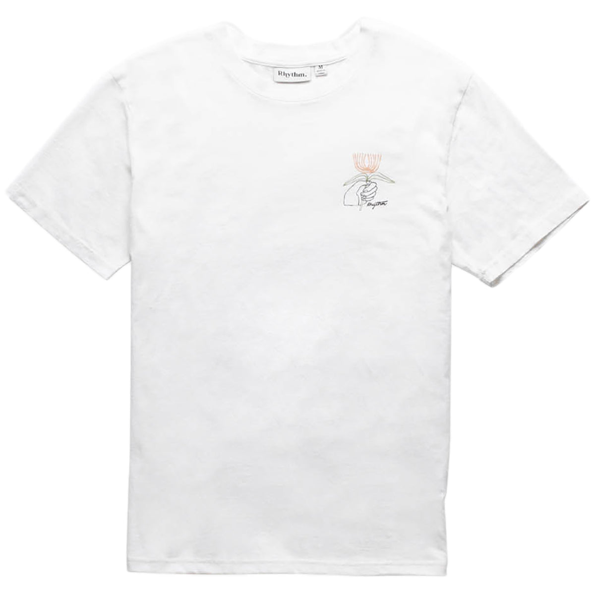 Rhythm For You Flower T-Shirt - Men's White
