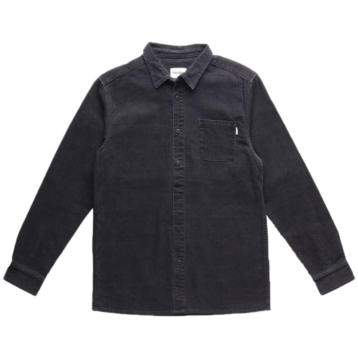 Rhythm Corduroy Long-Sleeve Shirt - Men's Black