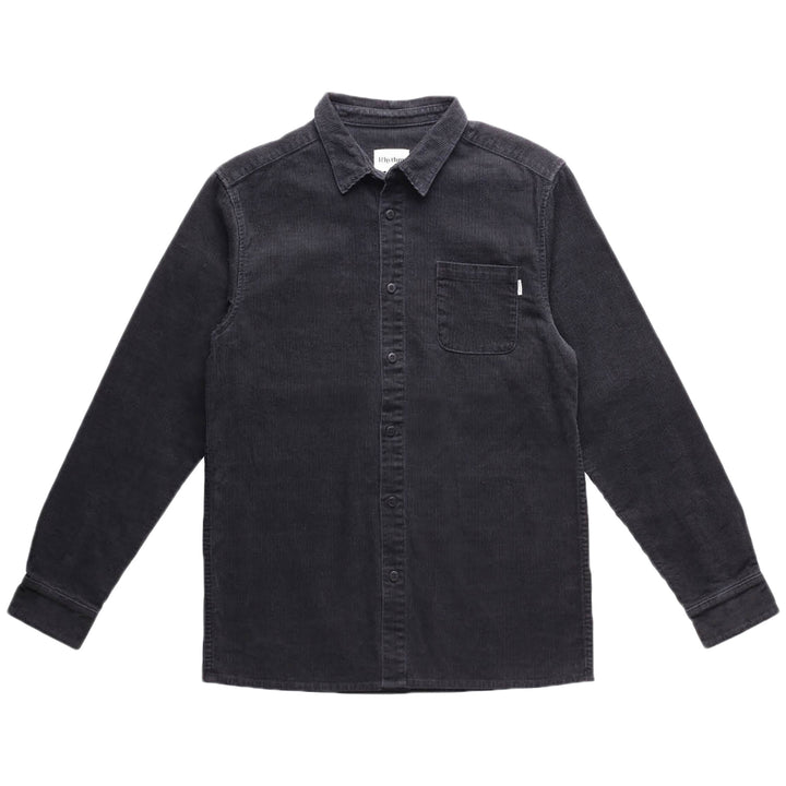 Rhythm Corduroy Long-Sleeve Shirt - Men's Black
