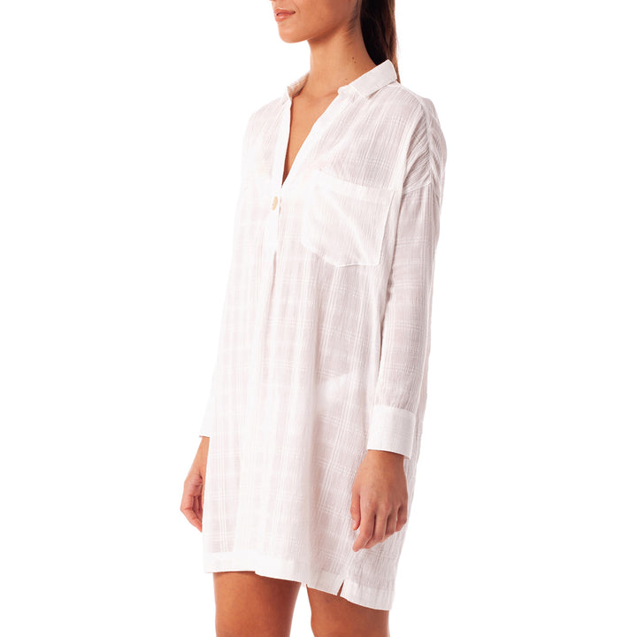 Rhythm Ava Coverup Dress - Women's White