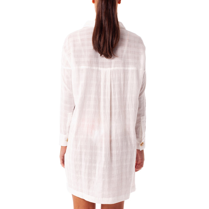 Rhythm Ava Coverup Dress - Women's White