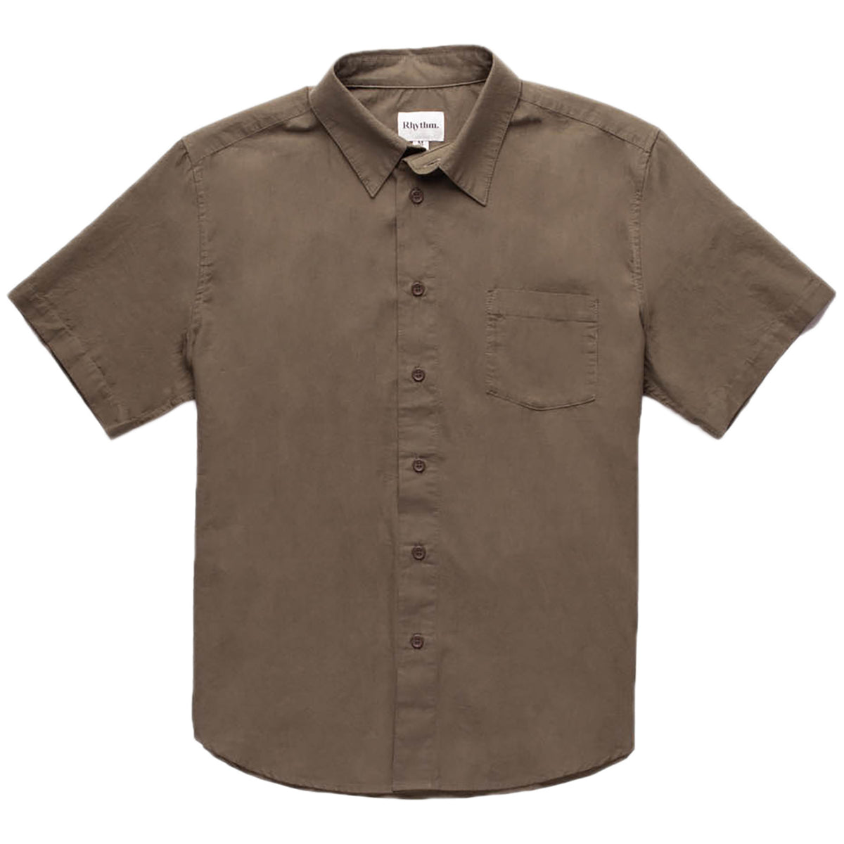 Rhythm Essential Short-Sleeve Shirt - Men's Olive