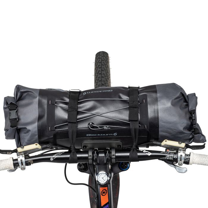 Blackburn Outpost Elite Handlebar Roll and Dry Bag Silver/Black