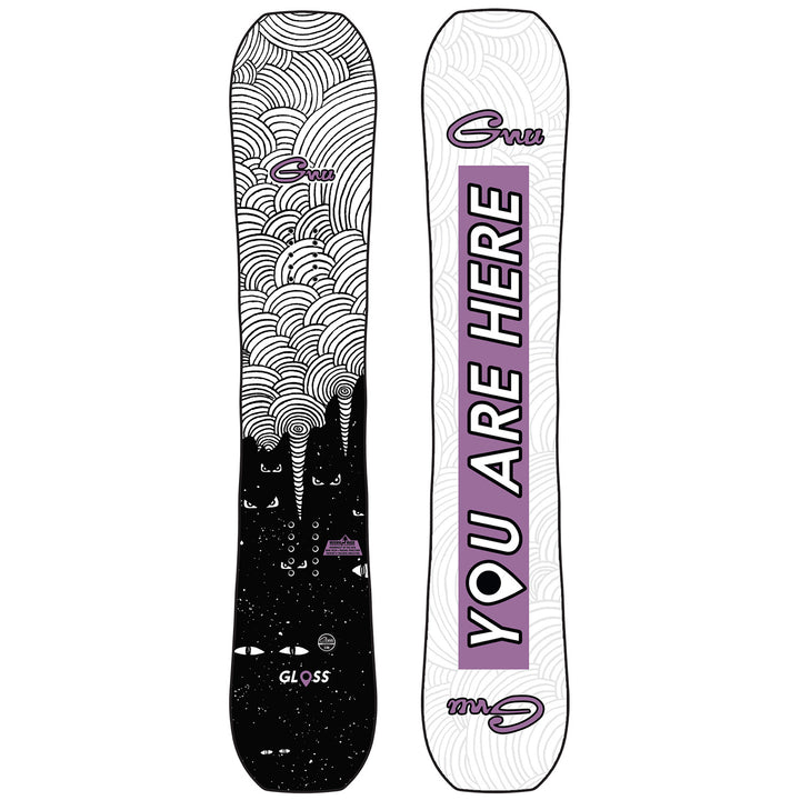 GNU Semi Gloss C2 Snowboard - Girls' 2021
