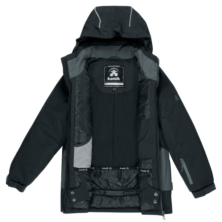 Kamik Apparel Ben CB Jacket - Boys' Cement/Black