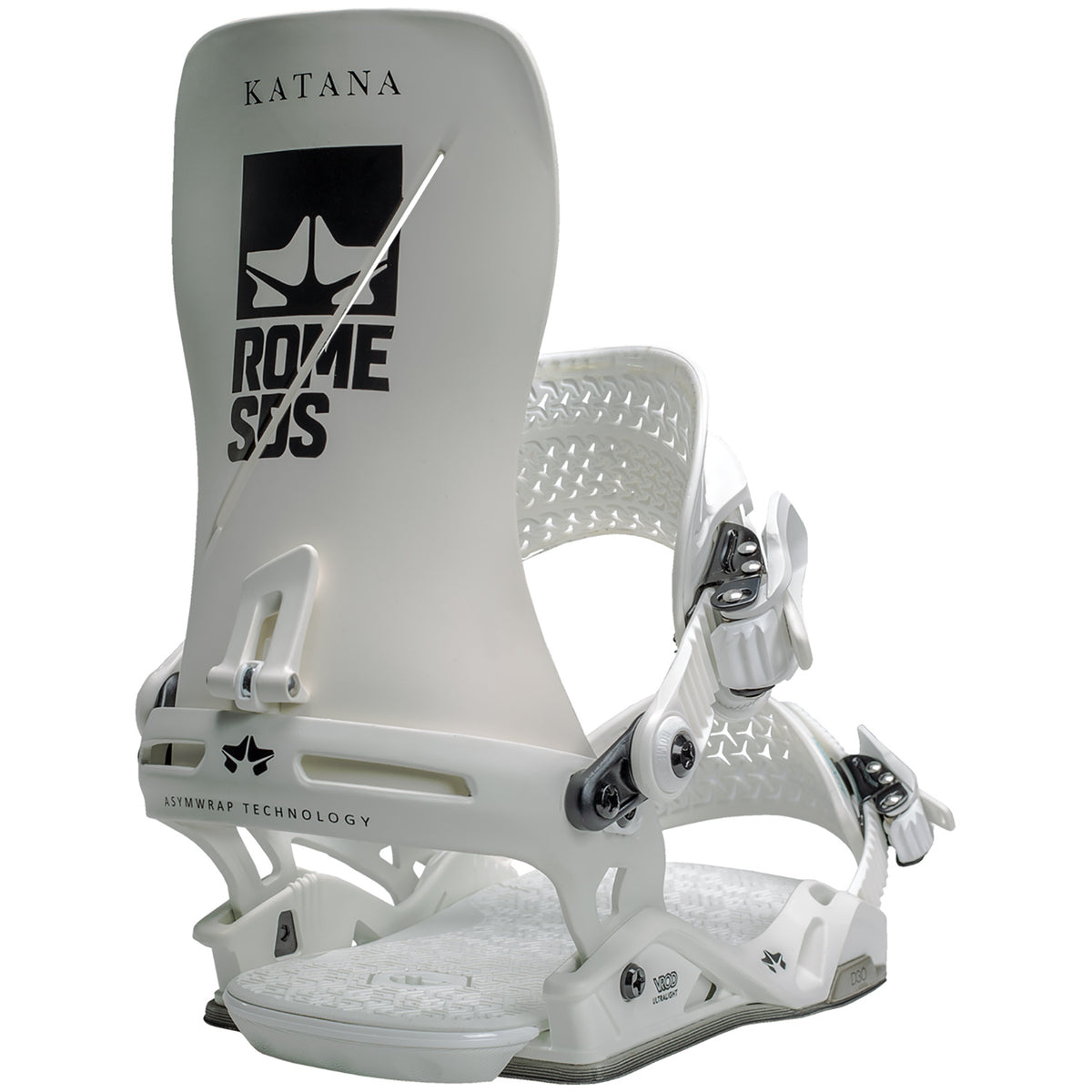 Rome Katana Snowboard Bindings 2021 White